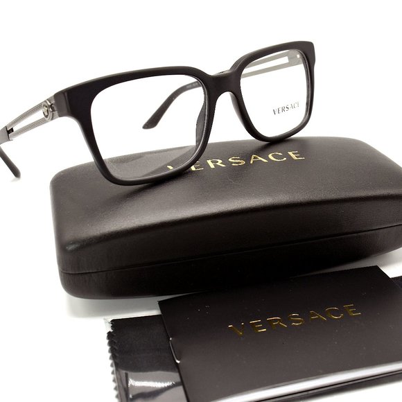 Versace Other - NEW VERSACE VE3218 5122 MATTE BLACK MEN'S AUTHENTIC EYEGLASSES FRAME RX …